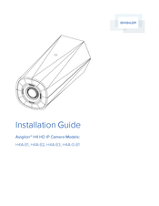 Avigilon H4A-B3 Installation Manual
