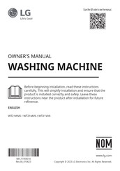 LG WT21WV6 Owner's Manual