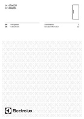 Electrolux IK107000R User Manual