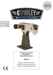 COWLEY INDUSTRIES BSM150 Installation And Operating Instructions Manual