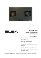 Elba EGH-F9543G Owner's Manual