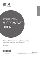 LG MJ3296BFT Owner's Manual