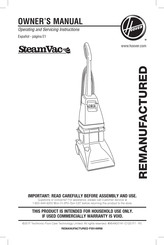 Hoover SteamVac F59149RM Owner's Manual