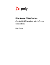 Poly Blackwire 5200 Series User Manual