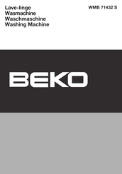 Beko WMB 71432 S Manual
