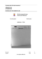 Pkm GSP12A++7TI2 Instruction Manual