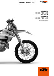 KTM 450 EXC-F SIX DAYS 2023 Owner's Manual