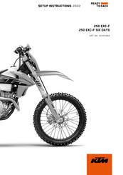 KTM 250 EXC-F SIX DAYS 2022 Setup Instructions
