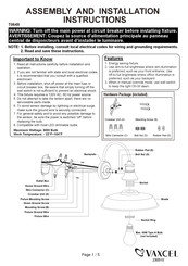 Vaxcel T0649 Assembly And Installation Instructions