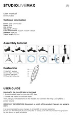 KSIX STUDIOLIVEMAX User Manual