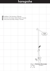 Hans Grohe Raindance Showerpipe 27146 1 Series Installation/User Instructions/Warranty