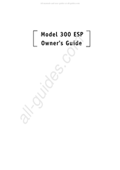 Directed Electronics 300 ESP Owner's Manual