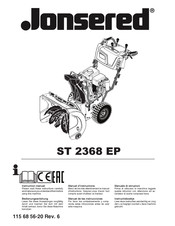 Jonsered ST 2368 EP Instruction Manual
