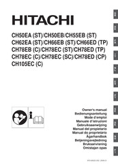 Hitachi CH105EC (C) Owner's Manual