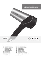 Bosch PHD 5767 Operating Instructions Manual