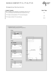 DORMA-Glas MUNDUS COMFORT PT 21 Mounting Instructions
