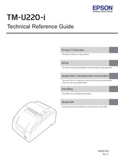 Epson TM-U220-i Technical Reference Manual
