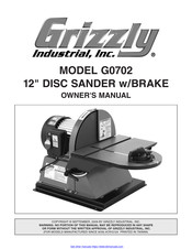 Grizzly G0702 Owner's Manual