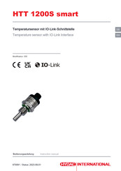 HYDAC International HTT 1200S smart Instruction Manual