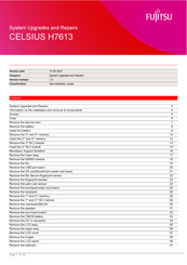 Fujitsu CELSIUS H7613 Manual