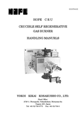 YOKOI KIKAI KOSAKUSHO HOPE CRU-20 Manual