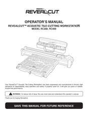 Arrow REVEALCUT RC200 Operator's Manual