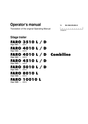 Pottinger FARO 4010 D Operator's Manual