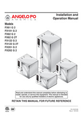 Angelo Po FX61 G 2 Installation And Operation Manual
