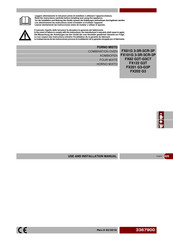 Angelo Po FX201 G3P Use And Installation  Manual