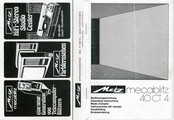 Metz MECABLITZ 40 CT 4 Manual