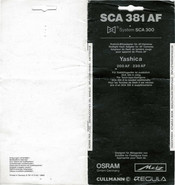 Metz SCA 381 AF Manual