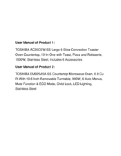 Toshiba AC25CEW-SS Instructions Manual