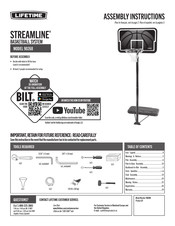 Lifetime STREAMLINE 90268 Assembly Instructions Manual