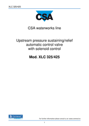 CSA XLC 425 Manual