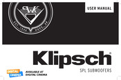 Klipsch SPL Series User Manual