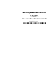 Lotus Liva 7G Mounting And User Instructions