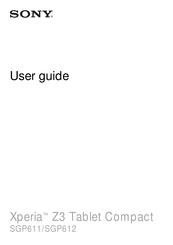 Sony SGP611 User Manual