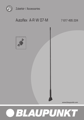 Blaupunkt Autoflex A-R W 07-M Manual
