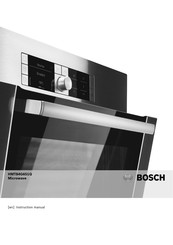 Bosch HMT84G651Q Instruction Manual