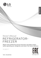 LG G B272 Series Owner's Manual