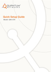 Quantum Networks QN-I-270 Quick Setup Manual