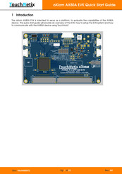 TouchNetix aXiom AX80A EVK Quick Start Manual