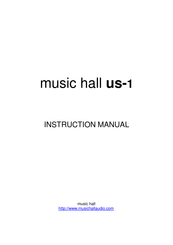 MUSIC HALL us-1 Instruction Manual