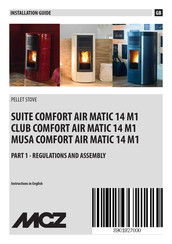 MCZ MUSA COMFORT AIR MATIC 14 M1 Installation Manual