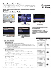 Lexus ES300h 2017 Instruction Manual