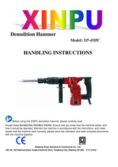 Xinpu XP-45HC Handling Instructions Manual