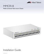 Allied Telesis MMCR18 Installation Manual