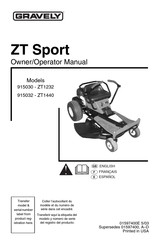 Gravely ZT Sport Owner's/Operator's Manual