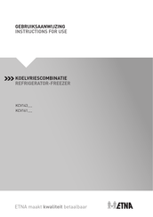 ETNA KCV143ZWA/E01 Instructions For Use Manual