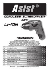 Asist AE2S03DN Instructions For Use Manual